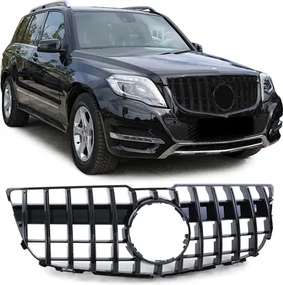 Produktbild von Sport Kühlergrill Schwarz Glanz für Mercedes GLK X204 Facelift 12-15