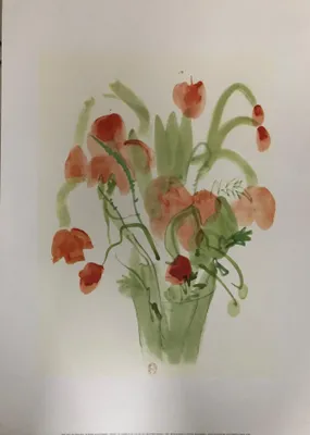 Image de Raoul Dufy - Les coquelicots - Affiche Poster - 50x70cm