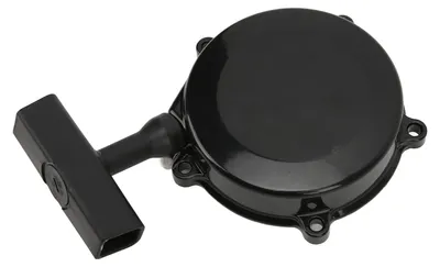 Produktbild von Rückstoßstarter, universelle Aluminiumlegierung, schwarze Motor-Seilzugstarter-Baugruppe für Motorräder