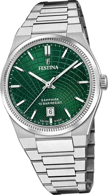 Produktbild von Festina Herrenuhr Swiss Made Armbanduhr Edelstahl silber D2UF20051/5
