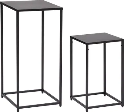 Image de Eazy Living Table d'appoint Set Dyanna Noir