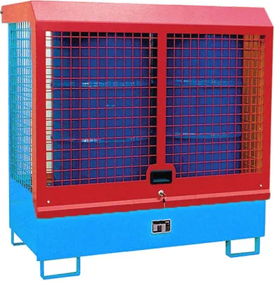 Produktbild von Bauer Gefahrstoff-Depot GD-C für Innenbereich mit Spritzschutzwand und Haube, Lichtblau