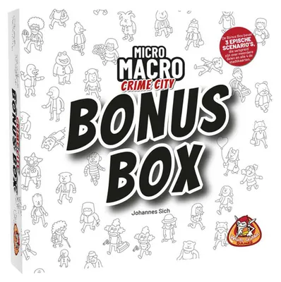 Produktbild von White Goblin Games Micromacro – Crime City Bonusbox – Brettspiel
