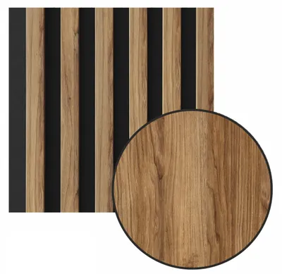 Zdjęcie produktu dla Lamele na filcu 270x30 Ścienne Panele Akustyczne Dąb Naturalny Catania 6L