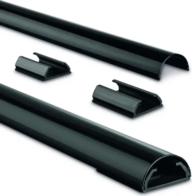Produktbild von Hama 00220990, Kabelkanal, Universal, Aluminium, Schwarz
