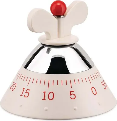 Obrázok produktu pre Kuchynský budík Alessi - A09 W - biely - Micheal Graves