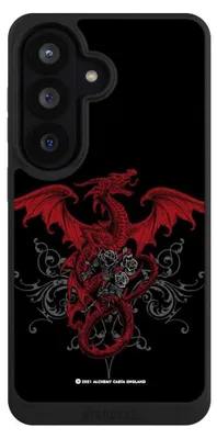 Produktbild von NIVOCASE Handyhülle für Samsung Galaxy S26  Hülle NIVOpure Case Schwarz Drache Gothic Rot