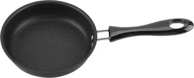 Obrázek produktu pro Železná mini pánev na vejce o průměru 12 cm s rukojetí pro kempování a domácí použití