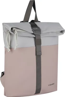 Produktbild von New Rebels Backham Los Angeles Old Pink Rolltop Rucksack