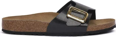 Produktbild von Birkenstock Catalina Cushion Buckle Pantolette Grau in Gr. 38