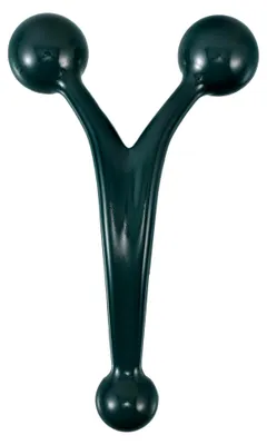 Produktbild von Tragbarer Massageroller mit 3 Kugeln und ergonomischem Griff für Tiefengewebsmassagen von Nacken, Schultern, Füßen und Gesicht