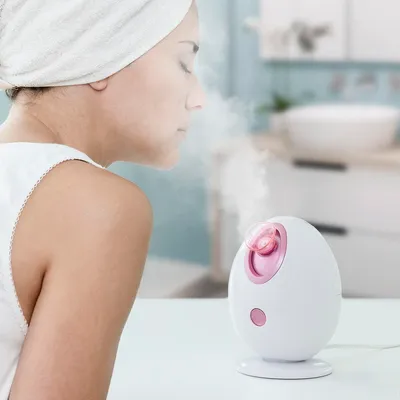 Obrázok produktu pre InnovaGoods® Elektrická sauna na tvár Moispa - naparovač na tvár na hĺbkové čistenie, kúpele, hydratáciu, čistenie pórov, krásu, wellness, vrátane príslušenstva