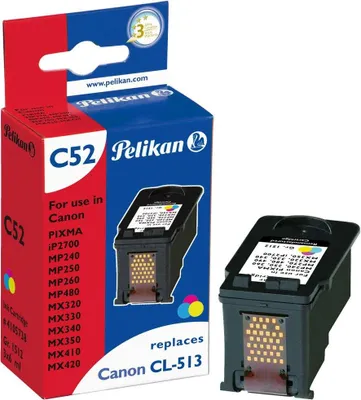 Productafbeelding van Pelikan Tinte 4105738 ersetzt Canon CL-513, farbig