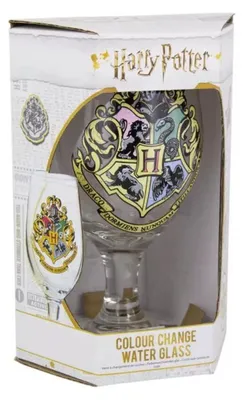 Produktbild von Harry Potter Hogwarts Farbwechsel Glas 300ml