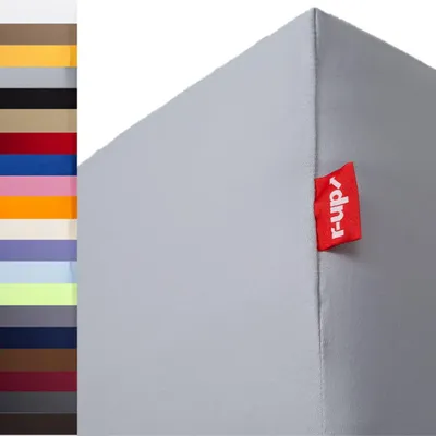 Image de r-up Passt drap-housse 130g bis 35 Höhe 090x200-100x200 jusqu’à 35 cm de hauteur gris argenté 100 % coton 130 g/m²