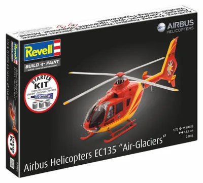 Immagine prodotto di Kit di montaggio Airbus Helicopters EC135 Air-Glaciers, scala 1:72
