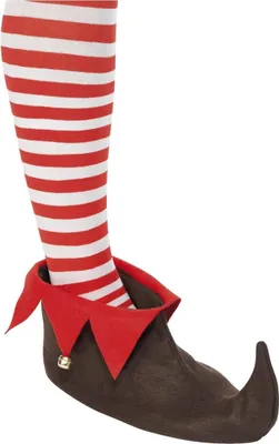 Produktbild von Smiffys - Herren Schuhe, Elf SM1791 (Einheitsgröße) (Braun/Rot)