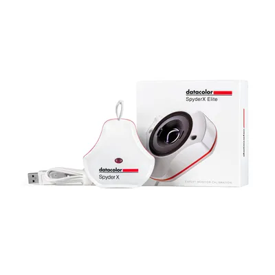 Produktbild von Datacolor SpyderX Elite, 140 g, 44,8 mm, 79,1 mm, 76 mm, 16-bit video card 1280x768 Monitor, 500 MB