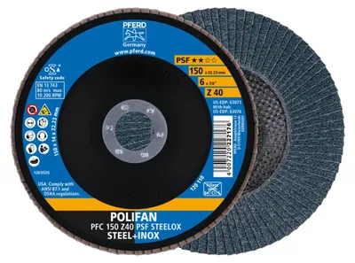 Zdjęcie produktu dla PFERD 67764150, 15 cm, 10200 RPM, 40 g, 10 szt.