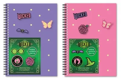 Zdjęcie produktu dla Notes A5/80K z przypinkami Wicked mix - Beniamin