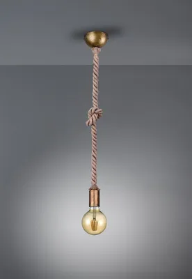 Obrázek produktu pro Závěsná lampa ROPE zlatá Trio 310100104