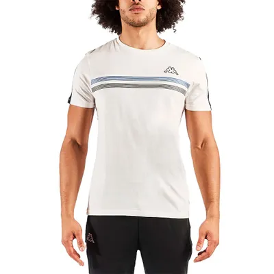 Image de T-shirt à manches courtes pour homme Kappa Iverpool Active Blanc - S