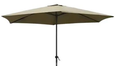 Immagine prodotto di Ombrellone a palo centrale con telo diametro 300xH240 cm in poliestere -  Ecru