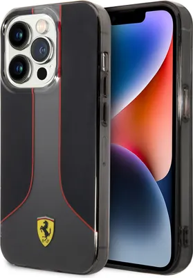 Produktbild von Ferrari iPhone 14 Plus Back cover case - Gradients - Black