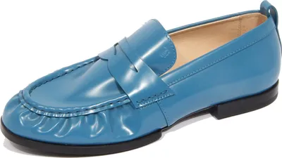 Produktbild von G5166 mocassino donna TOD'S light blue leather loafer woman