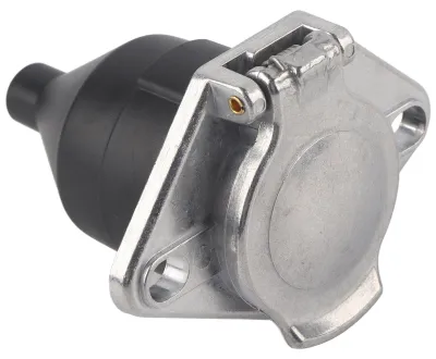 Image de Prise universelle pour remorque 24 V à 7 broches, connecteur de câblage à 7 broches, prise adaptatrice
