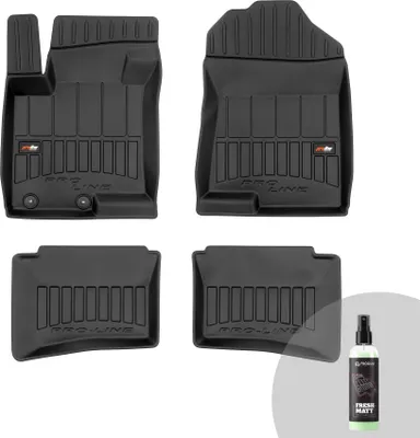 Produktbild von FROGUM ProLine 3D Gummimatten Exklusiven Auto Fußmatten Autofussmatten für Hyundai i20 III ab 2020