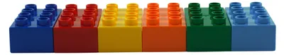 Produktbild von LEGO® DUPLO® 12 2x4 Steine und 38 2x2 Steine Gemischt Bunt - 3437 3011 NEU! Menge 50x