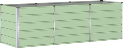Immagine prodotto di vidaXL Fioriera verde 240 x 80 x 75 cm in acciaio