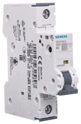 Obrázok produktu pre Siemens 5SY61026 5SY6102-6 Leitungsschutzschalter 2 A 230 V, 400 V, IP20