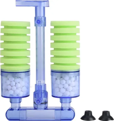 Produktbild von Aquarium-Filter, Luftpumpe, Schwamm, biochemische Sauerstoffpumpe für Mini-Aquarium-Zubehör (XY-2882)
