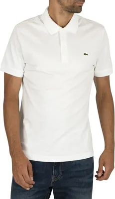 Produktbild von Lacoste Ultra Soft Polo Regular Fit, wit