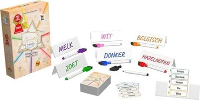 Produktbild von Familien-Spielsatz für Gesellschaftsspiele - Rätsel-Wort-Spiel für Familien