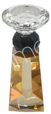 Immagine prodotto di Candeliere OUDRA, diametro 6x17 cm, trasparente, finitura dorata