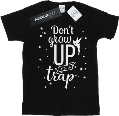 Produktbild von Disney - "Don't Grow Up" T-Shirt für Damen BI46446 (S) (Schwarz)