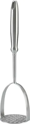Produktbild von Kartoffelstampfer aus Edelstahl 304, langer Griff, Lebensmittelqualität, multifunktional, manuell, für Karotten, Gemüse, Lebensmittel, Stampfwerkzeug, Küchenhelfer