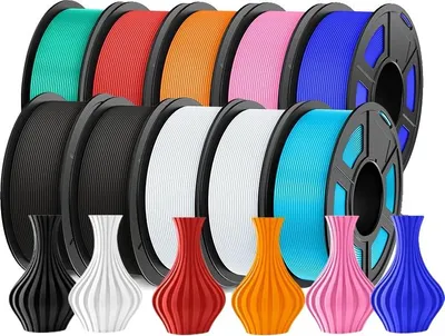 Produktbild von 3D-Drucker-Filament, Hochgeschwindigkeit, Langlebig und Robust, HSMPETG 10MIX05