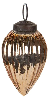 Image de Clayre & Eef Boule de Noël Ø 6 cm Verre doré