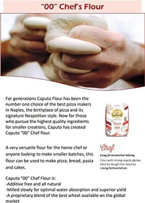 Produktbild von 3x Farina Molino Caputo Cuoco chief Pizza Napoli Pizzamehl Pizza Mehl 1kg