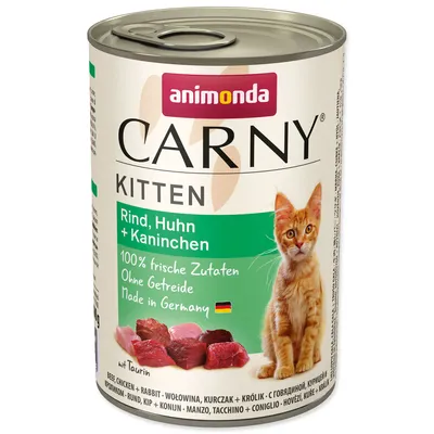 Produktbild von Animonda Carny Kitten Rind, Huhn & Kaninchen - 400g