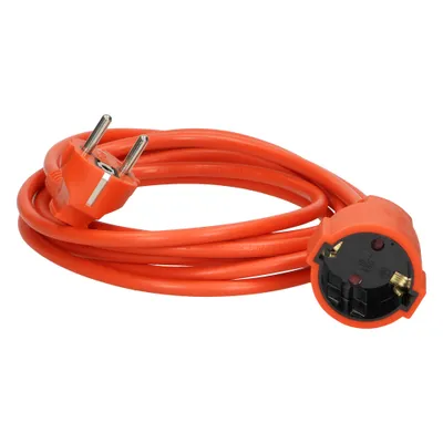 Obrázok produktu pre Záhradný predlžovací kábel s jednou zásuvkou, Schuko, PVC 3x1mm2, dĺžka 50m