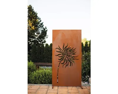 Produktbild von Sichtschutzwand Löwenzahn 95 x 185 cm, rost
