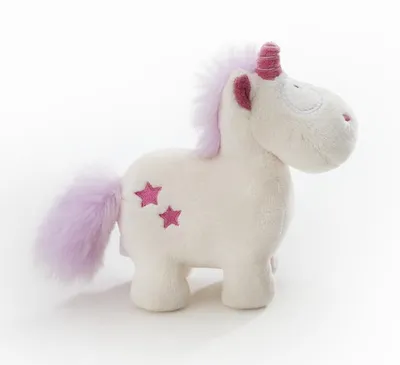 Produktbild von NICI Einhorn Theodor Kuscheltier 13 cm, Einhorn, Pink, Weiß, Plüsch, Textil, 3 Jahr(e), Einhorn, Theodor