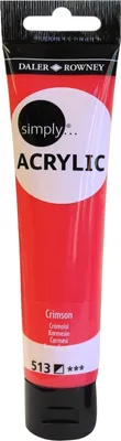Obrázok produktu pre Daler Rowney Simply Akrylová farba Crimson 75 ml 1 ks