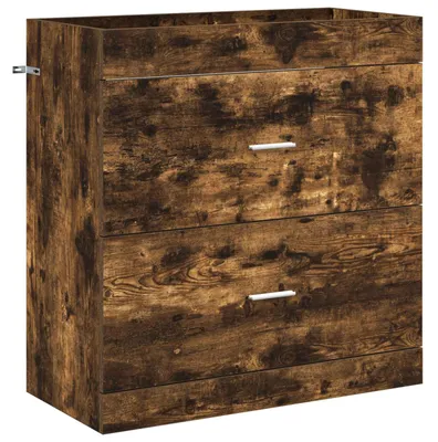 Immagine prodotto di Mobiletto da Bagno Sotto Lavabo Rovere Fumo 78,5 x 37,5 x 81 cm