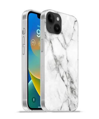 Produktbild von MuchoWow® Handyhülle Schutzhülle Hülle für Apple iPhone 14 Plus - Soft case Marmor - Luxus - Weiß Silikon Softcase Handy Hülle - Abbildung